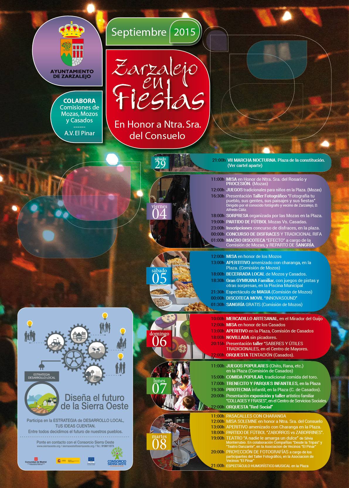 Fiestas patronales en honor a Nuestra Señora del Consuelo 2015 Zarzalejo